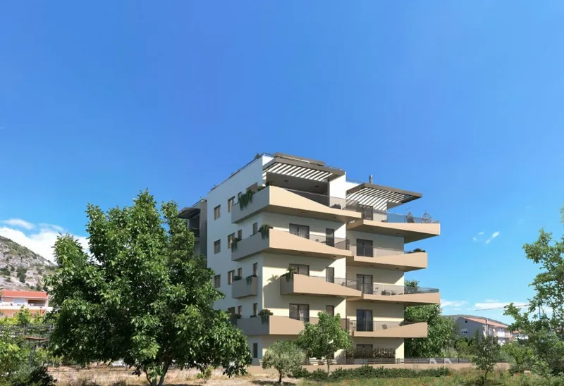 Visualisation of the Alta Vista building seen from the garden side